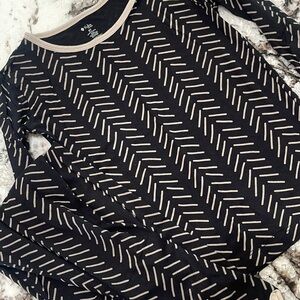 Kyte BABY Midnight Herringbone Bamboo Kids Pajamas